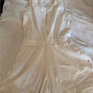 Nike Off-White Sleeveless Romper